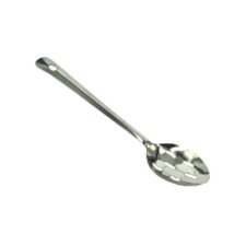 CUCHARA RANURADA ACERO INOX.