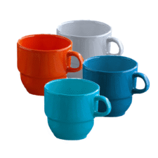 SET DE 4 TAZAS DE TÉ 201,4ml