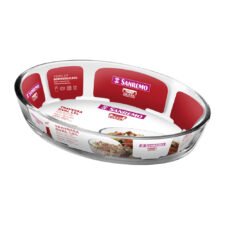 *BANDEJA OVAL DE VIDRIO P/HORNEAR 1.5l