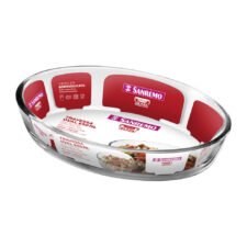 *BANDEJA OVAL DE VIDRIO P/HORNEAR 650ml