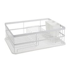 ESCURRIDOR DE PLATOS BLANCO C/BANDEJA