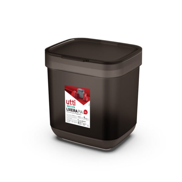 *PAPELERA P/MESADA NEGRA 3lts