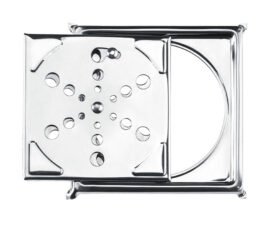 REJILLA CUAD. INOX. 10CM ABRE/CIERRA C/MARCO