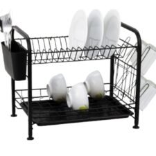 ESCURRIDOR DE PLATOS 2 NIVELES C/BANDEJA
