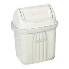 BASURERO CON TAPA VAIVEN DE 6,5lts - BEIGE