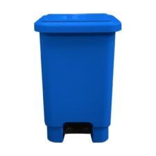 BASURERO C/PEDAL AZUL (72x33x44cm) 50L