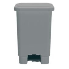 BASURERO C/PEDAL GRIS (92,5x42,5x58cm) 100L