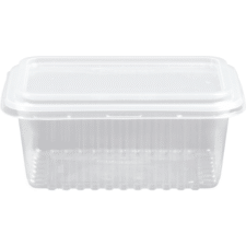 BANDEJA DESCARTABLE CON TAPA DE 500ml (25 UN)