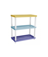 *ESTANTERIA P/150KG CON 3 ESTANTES COLOR