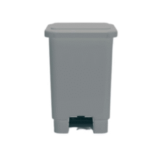 BASURERO CON PEDAL GRIS 50L