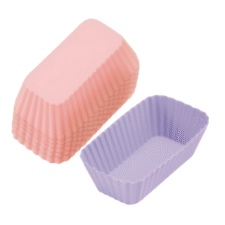 MOLDE DE SILICONA MINI BUDIN 8 x 5 x 2,6cm (6un)