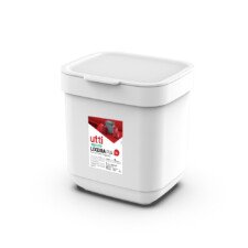 PAPELERA P/MESADA BLANCO
