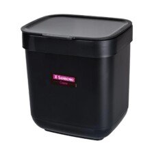 PAPELERA P/MESADA NEGRO