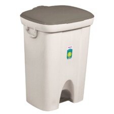 BASURERO CON PEDAL DE 36lts - BEIGE