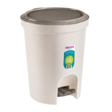 BASURERO CON PEDAL DE 6,6lts - BEIGE